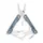 Мультитул NexTool Mini Sailor Pliers S11 голубой