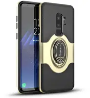 Чехол-накладка Ipaky 360° Free Rotation Ring Holder case Samsung Galaxy S9 Plus G965F Gold