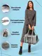Сумка переноска для кошек и собак 42x28x28 см CosmoPet CP-47 Grey