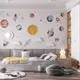 Детские стикеры Космос 60х120см, 3 листа 180х120см 1508219