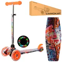 Самокат детский MINI iTrike BB 3-013-4-F-OR с подсветкой