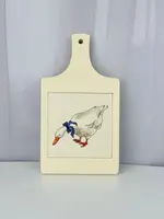 Дошка кухонна сувенірна Art Keramic Гуси AK-109-ДК 31х18 см