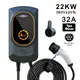 Зарядное устройство Feyree Carbon U1-22 для электромобилей Type 2, 32 A, 22 кВт, 3-фазное, 5 м