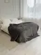 Плед Dushka Home Шарпей Полоска 4 см 21779 200х230 см темно-серый