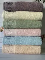 Mame 35002 70х140см., 6 шт/уп. махровые полотенца. Хлопок. Турция