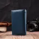 Практичный женский кошелек в три сложения из натуральной кожи ST Leather 19445 Разноцветный
