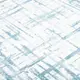 Ткань бязь ранфорс для постельного белья 2,4 м штрих голубой