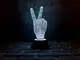 Сменная пластина для 3D светильников "Привет" 3DTOYSLAMP