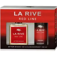 Мужской подарочный набор (Туалетная вода/дезодорант) LA RIVE RED LINE 237153