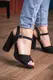 Женские босоножки Fashion Cash 3037 40 размер 25,5 см Черный