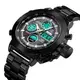 Часы наручные мужские SKMEI 1515BK BLACK, часы наручные электронные тактические. Цвет: черный