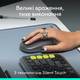 Мышь компьютерная безпроводная Logitech POP Mouse Graphite L910-007412 графитовая