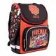 Рюкзак школьный Smart Fireman 559015 26х34х11 см черный с красным