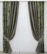 Комбинированные (2шт. 1,8х2,75м.) шторы из бархата. Цвет зеленый с болотным. Код 014дк (1248-1130ш) 10-803