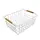 Кошик для зберігання металевий White, 22х28х12.5 см