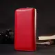 Яркий женский кошелек-клатч с двумя отделениями на молниях ST Leather 19430 Красный