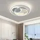 Люстра светодиодная потолочная LED светильник для квартиры на потолок лэд с пультом 27125 Белый 6х50х50 см.