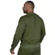Свитшот Basic Cotton Олива (золотой трезубец) (7407), L