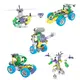 Конструктор детский Build&Play 5 в 1 с мотором 109 элементов J-7783