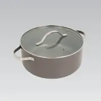 Каструля з кришкою Maestro MR-4009-24 4.1 л 24 см бежева
