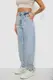 Джинсы женские однотонные Battal Balon, цвет голубой, 244R00318