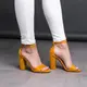 Женские босоножки Fashion Cori 2861 39 размер 25 см Желтый