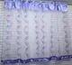 Кухонный комплект 270х170см. шторки с ламбрекеном Цвет фиолетовый с белым Код е777