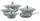Набор посуды OMS 3002-01-02-Grey 9 предметов серый