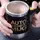 Кружка-мешалка магнитная Auto Magnetic Mug RESTEQ 400 мл. Чашка с автоматическим размешиванием. Металлическая чашка черного цвета