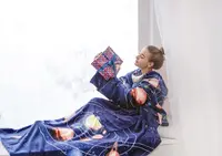 Плед с рукавами из микрофибры Ты просто космос UK-1046 200х160 см