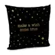 Подушка диванная с бархата Make a wish come true 45x45 см (45BP_JOY001)