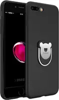 Чехол-накладка SHENGO Soft-touch holder TPU Case iPhone 8 Black