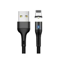 Кабель USAMS Lightning Aluminum Alloy магнитный US-SJ333 U29 |1m, 2.4A|