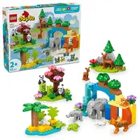 Дизайнер міста Lego Duplo сім'ї 3-V-1 диких тварин, 92 деталі (10446)