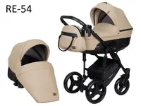 Детская коляска 2 в 1 Angelina Discovery RESPECT-ECCO бежевая RE-54