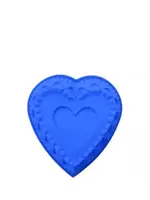Силіконова форма Серце з візерунком SNS silicone НН-610 28х26.5x6 см