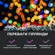 Гирлянда роса на пульте 100 метров на 1000 led светодиодов капля белый провод мультиколор 1000L100MWML