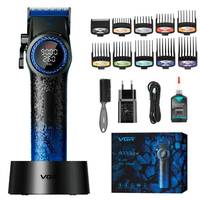 Машинка для стрижки акумуляторна VGR V-001 BLUE 10 Вт синя
