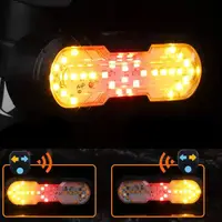 Велоліхтар STOP (red+yellow) CYGM-2229 з акумулятором + пульт управління