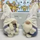 Мягкая игрушка "Скандинавский гном", Hand Made (высота 30 см), девочка (БЕЛЫЙ)