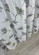 Тюль (3х2.5м.) батист, коллекция "Flora". Цвет белый с хаки. Код 1906т 42-1125