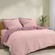 Двуспальное постельное белье с простыней на резинке LILAC ROSE CS1