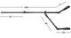 Держатель для удилищ Feeder Arm Double 80-130 см Ranger RA-8835