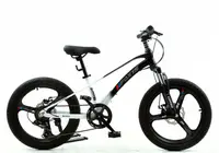 Дитячий спортивний велосипед 20 дюймів Corso Fox 15 FX-155 магнієва рама Shimano Revoshift 7 швидкостей. Black and White (194561)
