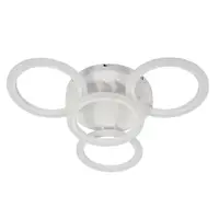 Стельова LED люстра, світлодіодний світильник Sunlight білий 6326/3+1