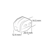 Роз'єм Horoz Electric 2-х полюсний CONNECTOR-2