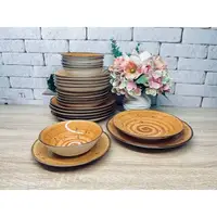 Сервиз столовый TULU Spiral Kahve DN24-SPIRAL-KAHVE 24 предмета