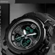 Часы наручные мужские SKMEI 1452BK BLACK, водонепроницаемые мужские часы. Цвет: черный