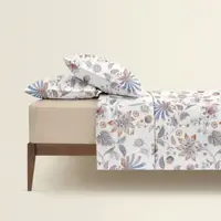 Семейная постель с простыней на резинке FLORAL ORNAMENT CS2