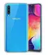 Силиконовый чехол для Samsung Galaxy A70 - Прозрачный (с заглушками)